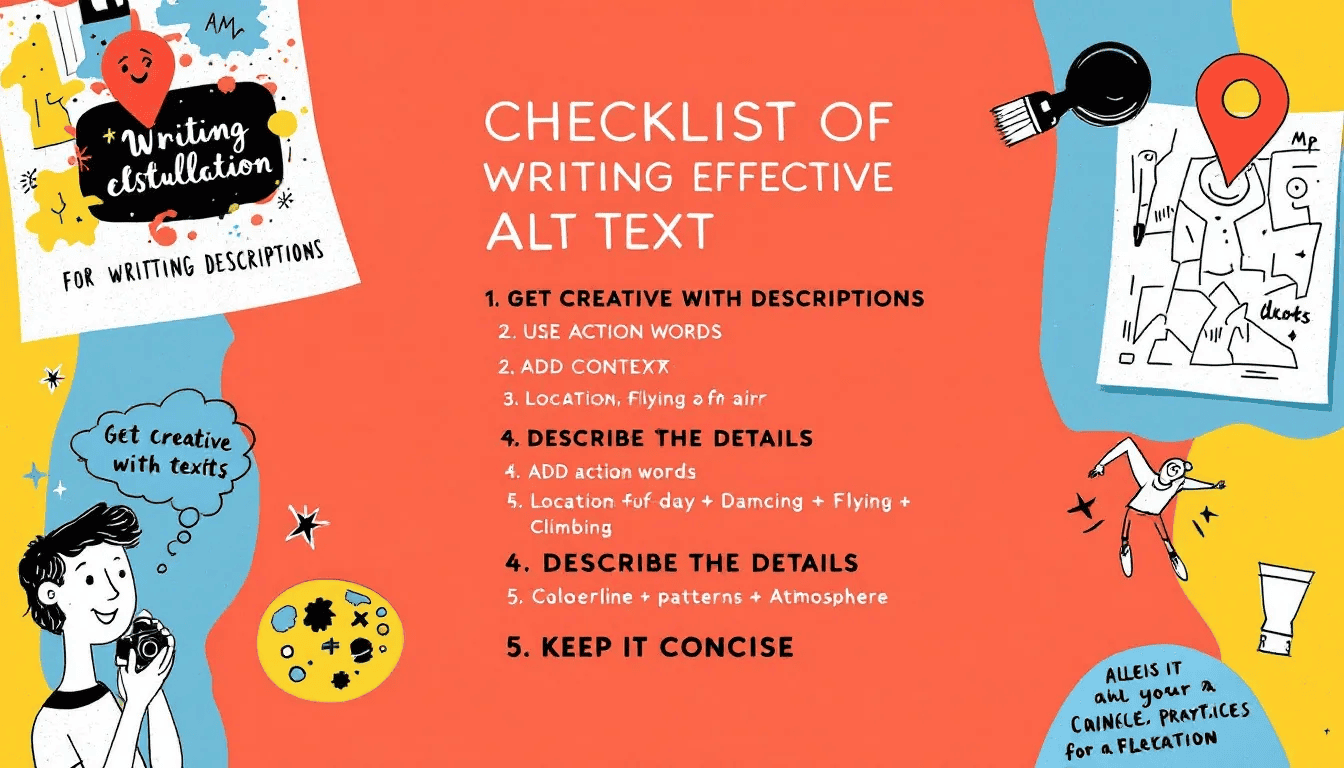 A checklist of best practices for writing effective alt text.