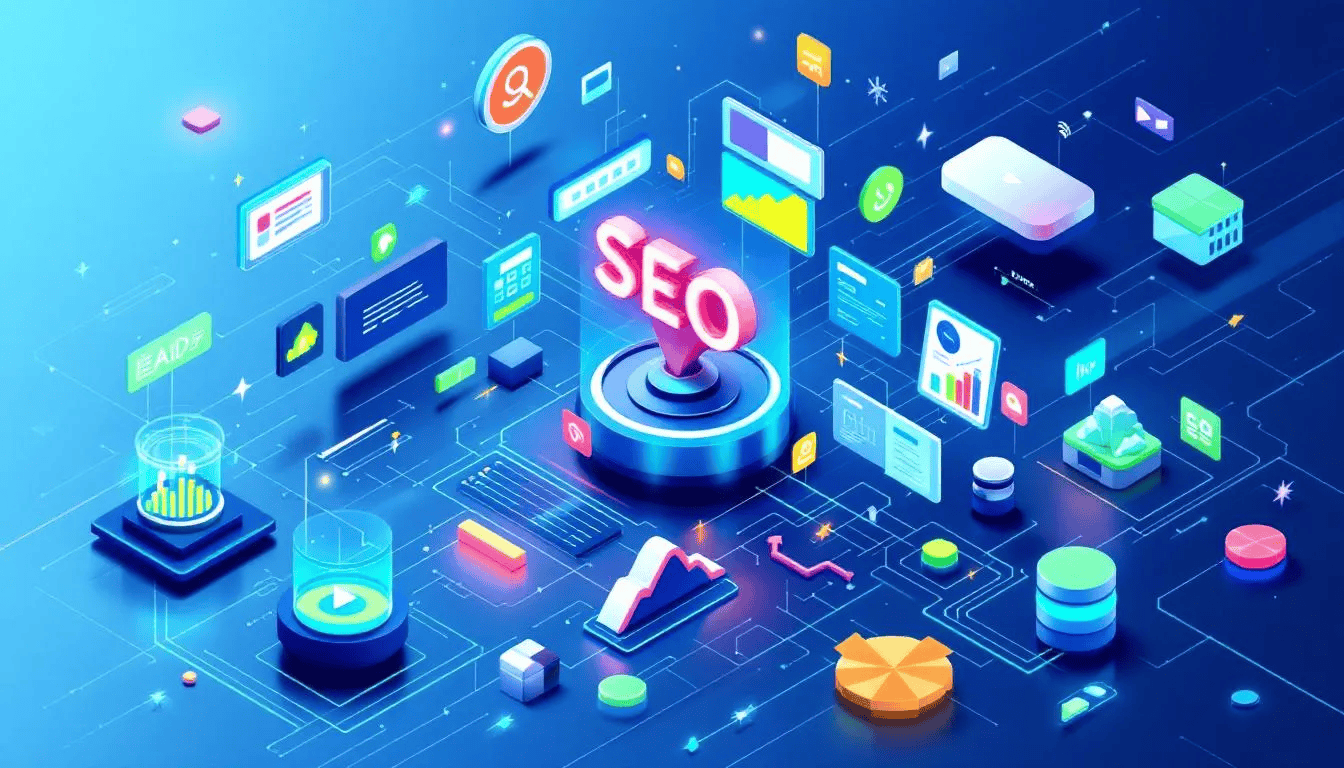 A graphic illustrating the importance of search engine positioning in SEO.